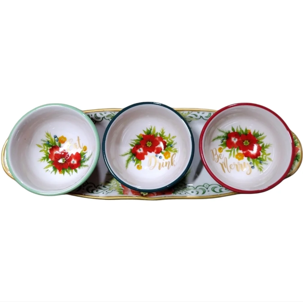 The‎ Pioneer Woman Garland Ceramic Condiment 4 Piece Set